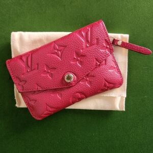 Louis Vuitton Cerise Monogram Empreinte Leather Key Pouch